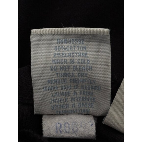 Robins Jean Embroidered Black Skinny Jeans Aztec Chapa Y2k Size 28 - Picture 7 of 7